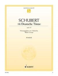 Franz Schubert: 16 Deutsche Tänze op. 33 (Piano) afbeelding 2