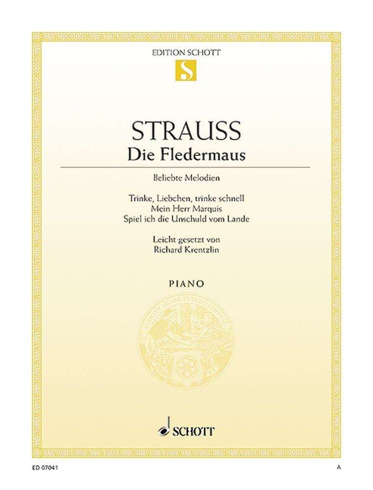 Johann Strauss Jr.: Die Fledermaus (Piano)