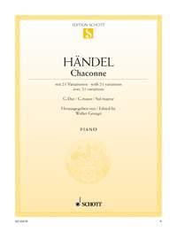 Georg Friedrich Händel: Chaconne G-Dur G-Dur (Piano)