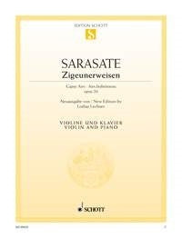 Sarasate: Zigeunerweisen op. 20 (Viool, Piano)