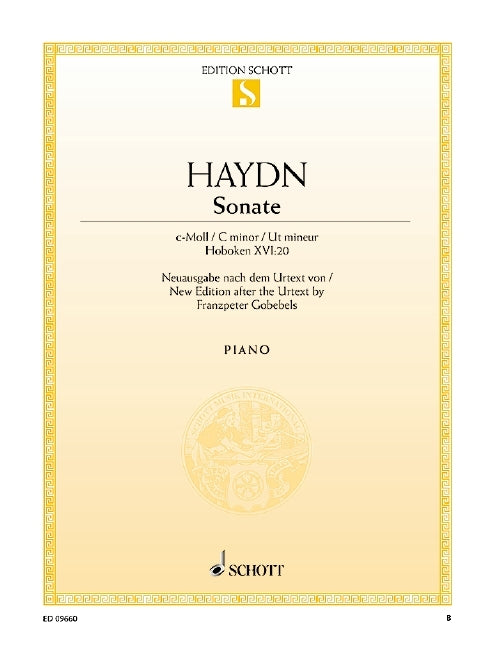 Franz Joseph Haydn: Sonate c-Moll (Piano)