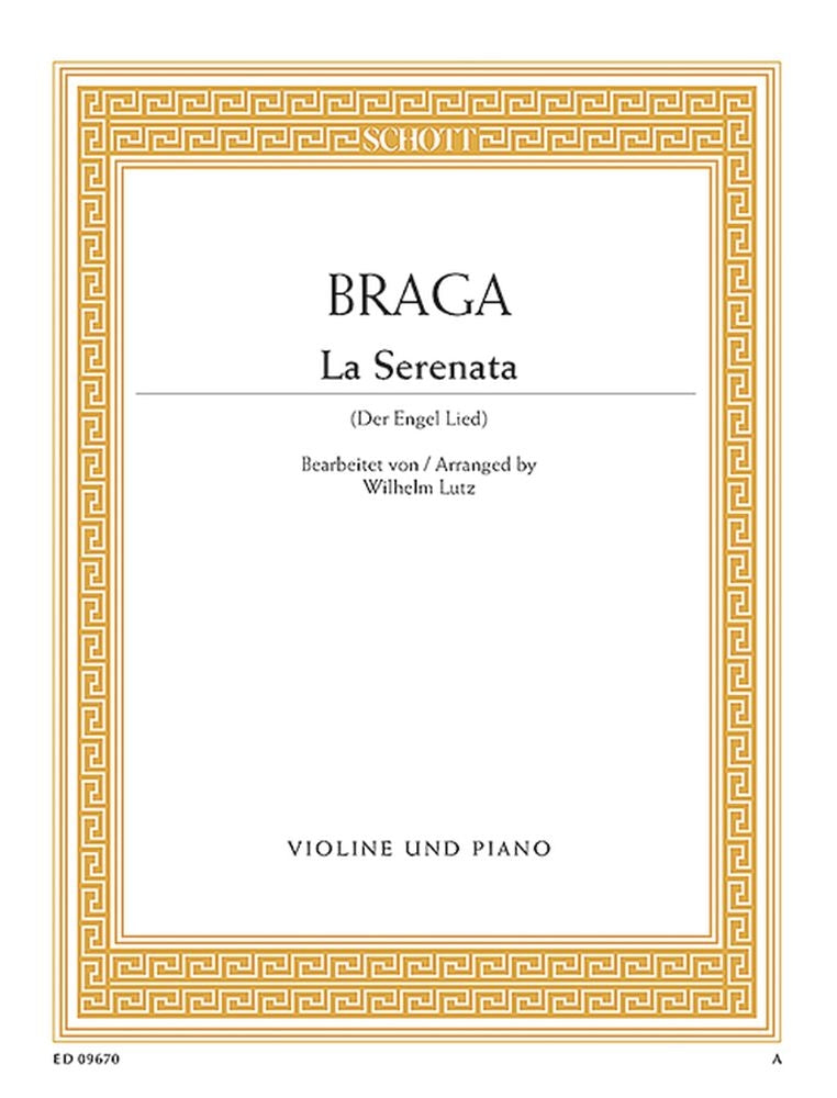 Braga: La Serenata G-Dur G-Dur (Viool, Piano)