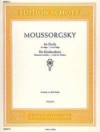 Modest Mussorgsky: Im Dorfe / Ein Kinderscherz (Piano) afbeelding 2