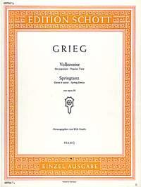 Edvard Grieg: Volksweise - Springtanz op. 38/2 und op. 38/5 (Piano)