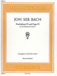Johann Sebastian Bach: Praeludium VI und Fuga VI d-Moll d-Moll (Piano)