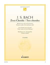Johann Sebastian Bach: Zwei Choräle (Piano)