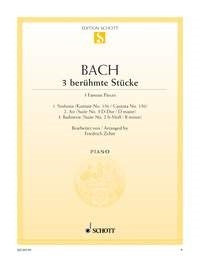 Johann Sebastian Bach: 3 berühmte Stücke (Piano) afbeelding 2