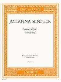 Johanna Senfter: Vogelweise g-Moll g-Moll o. op. (Piano) afbeelding 2