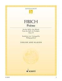 Fibich: Poème op. 39 (Viool, Piano)