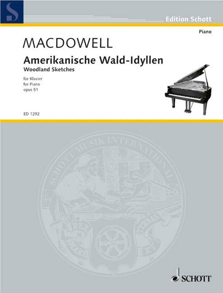 Edward MacDowell: Amerikanische Wald-Idyllen op. 51 (Piano) afbeelding 2