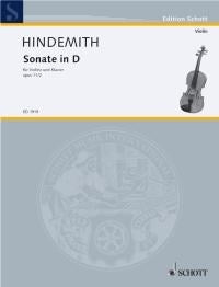 Hindemith: Sonate in D D-Dur op. 11/2 (Viool, Piano)