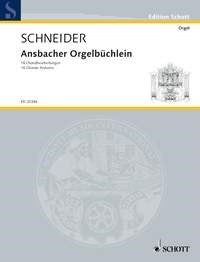 Schneider: Ansbacher Orgelbüchlein (Orgel) afbeelding 2