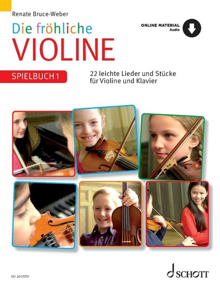 Bruce-Weber: Die fröhliche Violine (Viool, Piano)