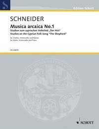 Enjott Schneider: Musica arcaica No. 1 (Pianotrio)