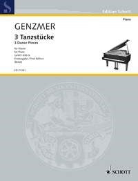 Harald Genzmer: 3 Tanzstücke (Piano)