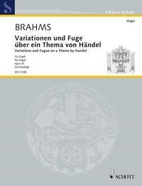 Brahms: Variationen und Fuge über ein Thema von Händel B-Dur op. 24 (Orgel) afbeelding 2