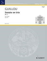 Guillou: Sonate en trio No. 2 op. 82 (Orgel) afbeelding 2