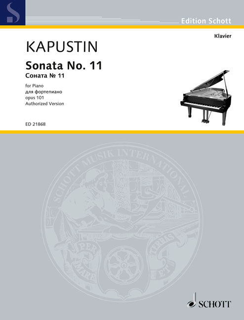 Nikolai Kapustin: Sonata No. 11 op. 101 (Piano) afbeelding 2