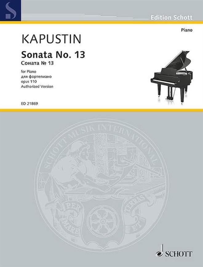 Nikolai Kapustin: Sonata No. 13 op. 110 (Piano)
