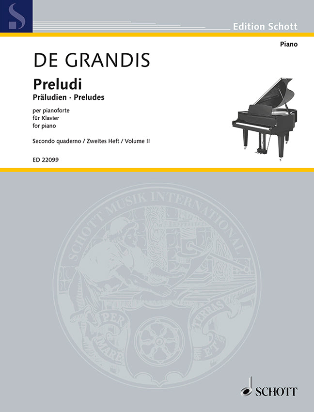 Renato de  Grandis: Präludien Band 2 (Piano)