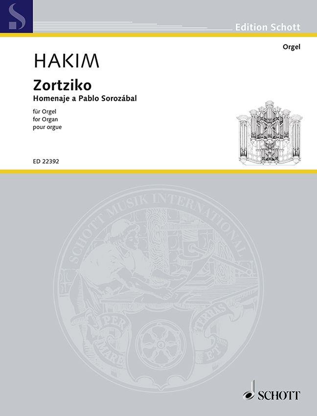 Hakim: Zortziko (Orgel)