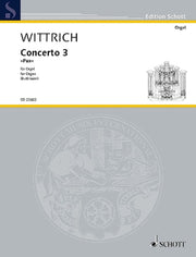 Wittrich: Concerto 3 (Orgel)
