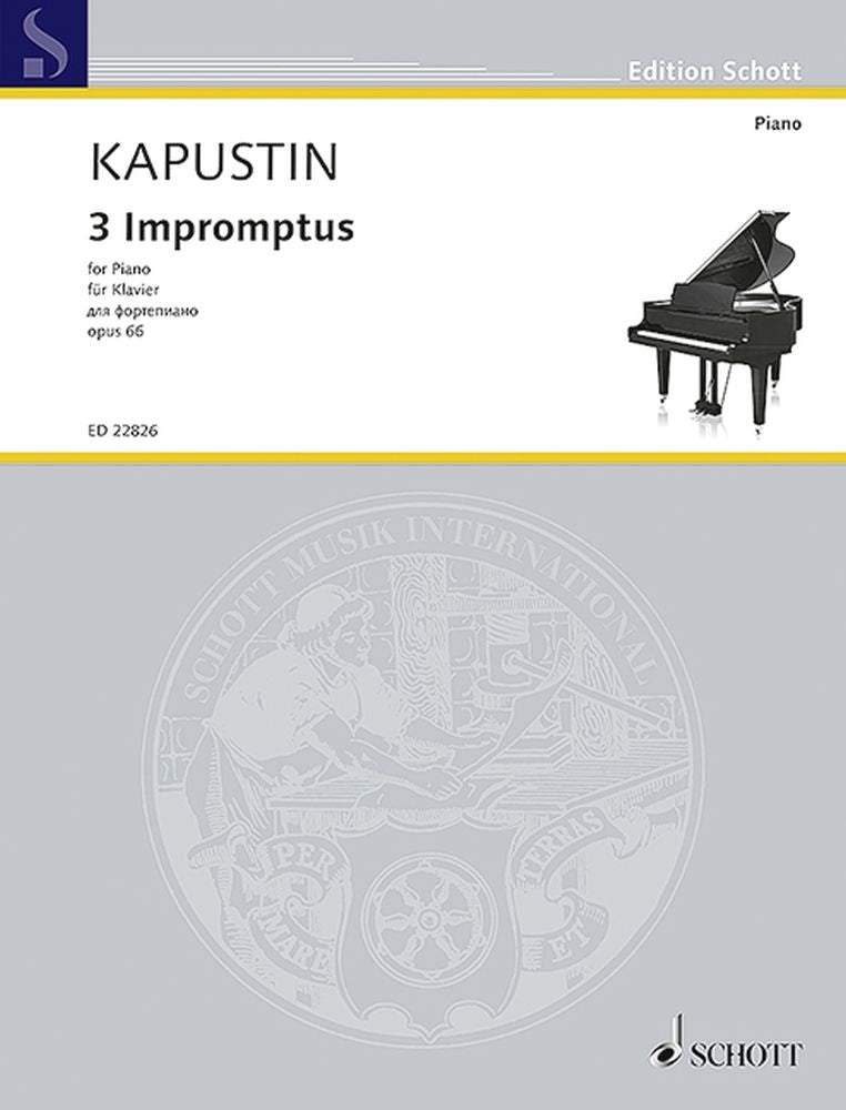 Nikolai Kapustin: 3 Impromptus op. 66 (Piano)