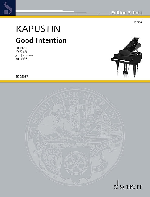 Nikolai Kapustin: Good Intention op. 137 (Piano)