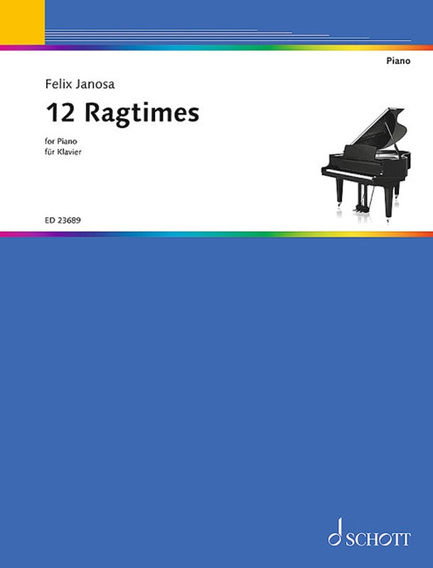 Felix Janosa: 12 Ragtimes (Piano)