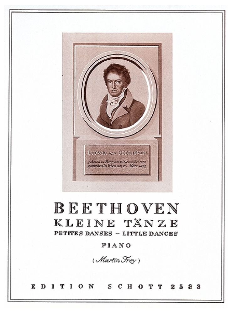 Ludwig van Beethoven: Kleine Tänze (Piano)