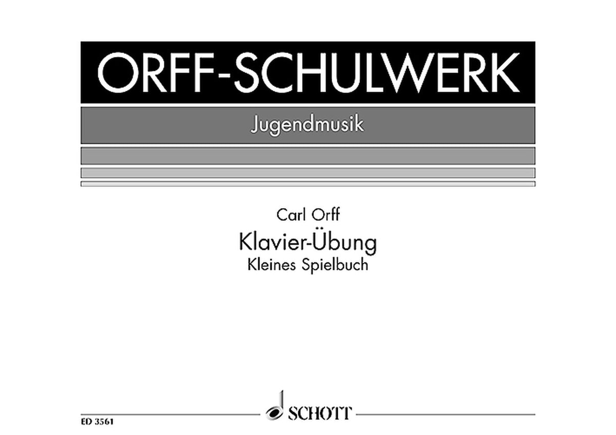 Carl Orff: Klavierübung (Piano)