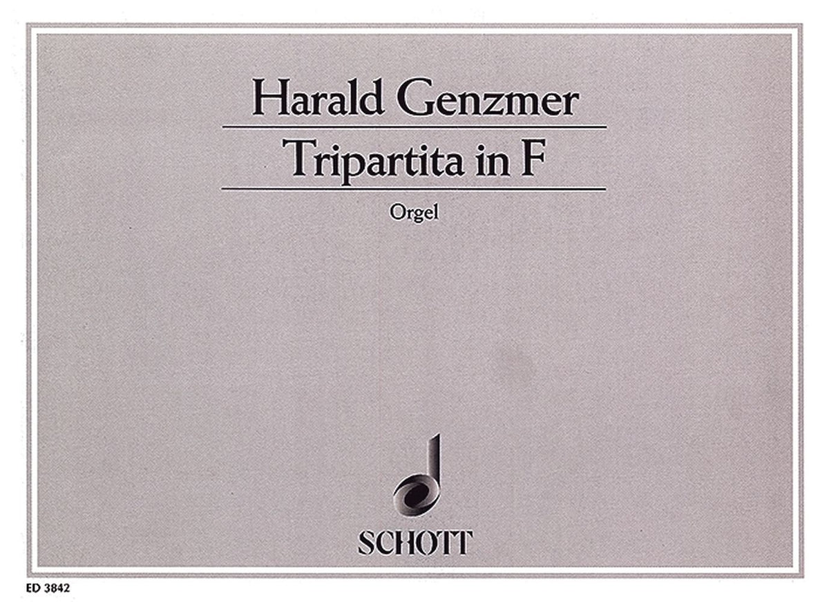 Genzmer: Tripartita in F F-Dur GeWV 389 (Orgel) afbeelding 2