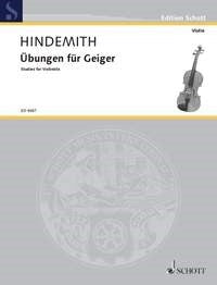 Hindemith: Übungen für Geiger (Viool)