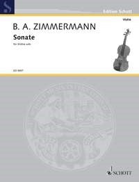Zimmermann: Sonate (Viool)