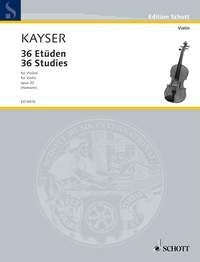 Kayser: 36 Etüden op. 20 (Viool)