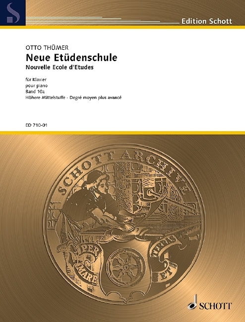 Otto Thümer: Neue Etüdenschule Band 10a (Piano)