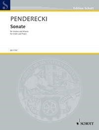 Penderecki: Sonate (Viool, Piano)