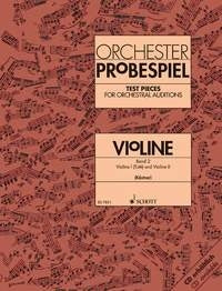 Orchester Probespiel Violine Band 2