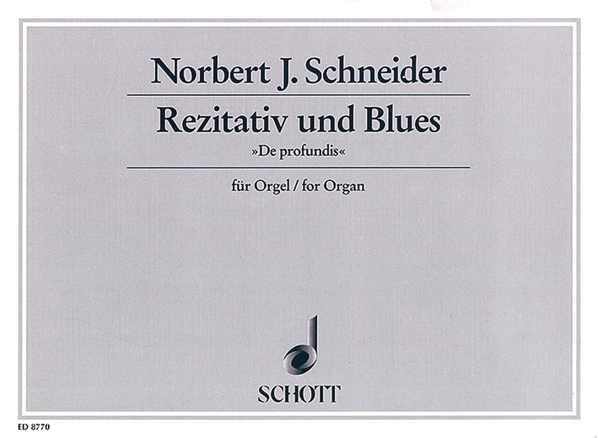 Schneider: Rezitativ und Blues "De profundis" (Orgel) afbeelding 2