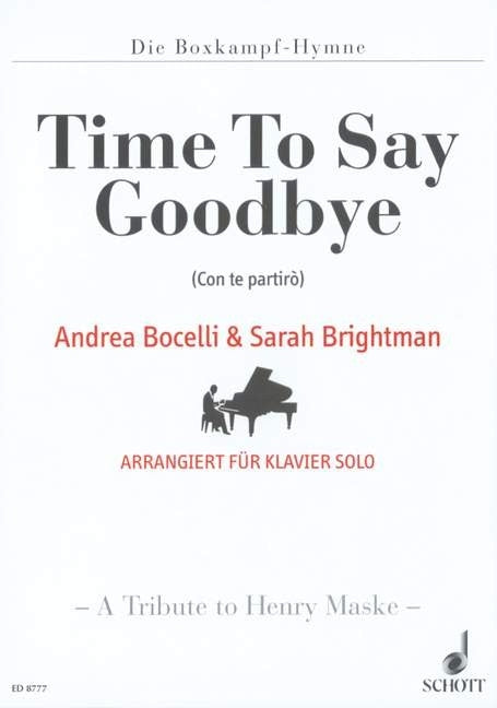 Andrea Bocelli: Time To Say Goodbye (Piano)