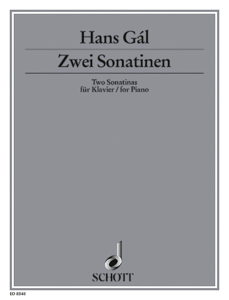 Hans Gal: Zwei Sonatinen Nr. 1 C-Dur / Nr. 2 A-Dur op. 58 (Piano)