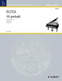 Nino Rota: 15 preludi (Piano)
