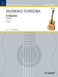 Moreno-Torroba: 5 Stücke (Gitaar)