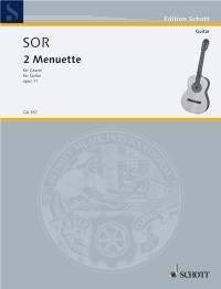 Sor: 2 Menuette aus op. 11/5 und 6 (Gitaar)