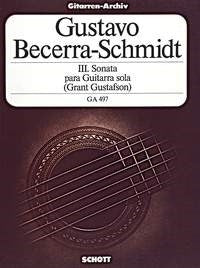 Becerra-Schmidt: III. Sonata (Gitaar)