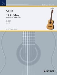 Sor: 12 Etüden op. 29 (Gitaar)