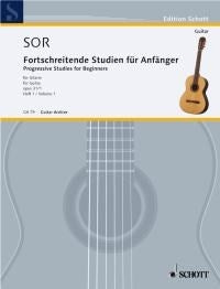 Sor: Fortschreitende Studien für Anfänger op. 31 Heft 1 (Gitaar)