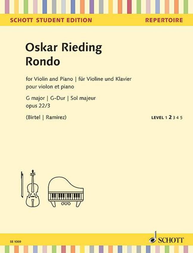Rieding: Rondo G-Dur G-Dur op. 22/3 (Viool, Piano)