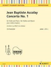 Accolay: Concerto No. 1 a-Moll (Viool, Piano)