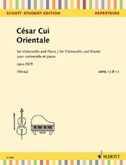 César Cui: Orientale op. 50/9 (Cello, Piano)
